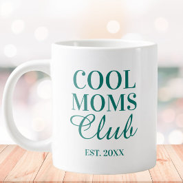 Taza De Café Gigante Club de Mamá Genial Personalizada Cotización Día d