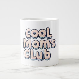 Taza De Café Gigante Club de Mamás Geniales Divertido 