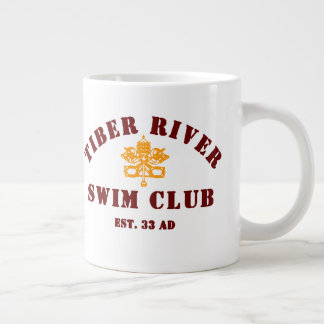 Taza De Café Gigante Club de natación del río Tíber