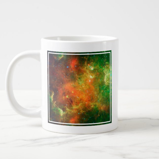 Taza De Café Gigante Clusters De Estrellas En La Nebulosa Norteamerican (Izquierda)