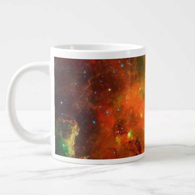 Taza De Café Gigante Clusters De Estrellas En La Nebulosa Norteamerican (Izquierda)