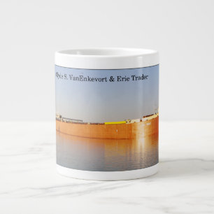 Taza De Café Gigante Clyde VanEnkevort & Erie Trader jumbo mug