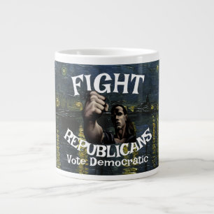 TAZA DE CAFÉ GIGANTE COBARDE DHS CBP ICE TSA DOJ FEMA GOBIERNO TSA VD E