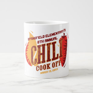 Taza De Café Gigante Cocinar chile  Concurso de cocina BBQ