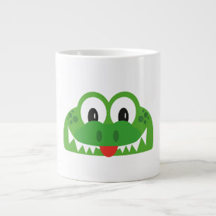 Taza De Café Gigante Cocodrilo, Cabeza de Reptile de Animales, Alligato