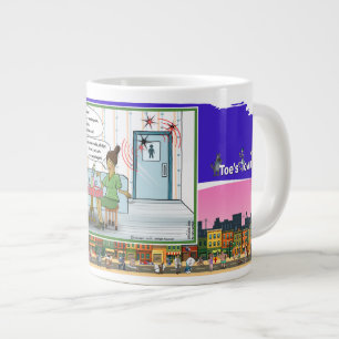 Taza De Café Gigante Código Morse   Humor de juego de palabras absurdo