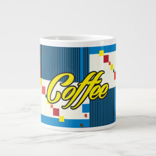 Taza De Café Gigante Coffee Cup de moda abstracta mujer estilo POP-ART
