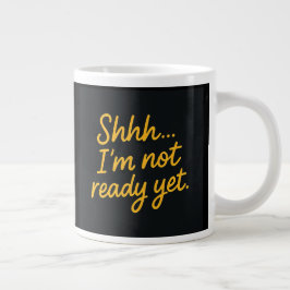 Taza De Café Gigante Coffee divertido Mug-First bebo el café