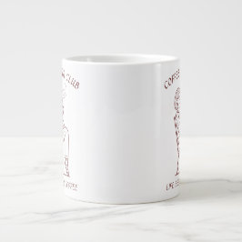 Taza De Café Gigante Coffee Lover Club: Life Begins After Coffee