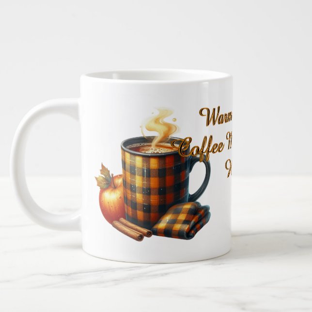 Taza De Café Gigante Coffee Makes Things Happen (Izquierda)