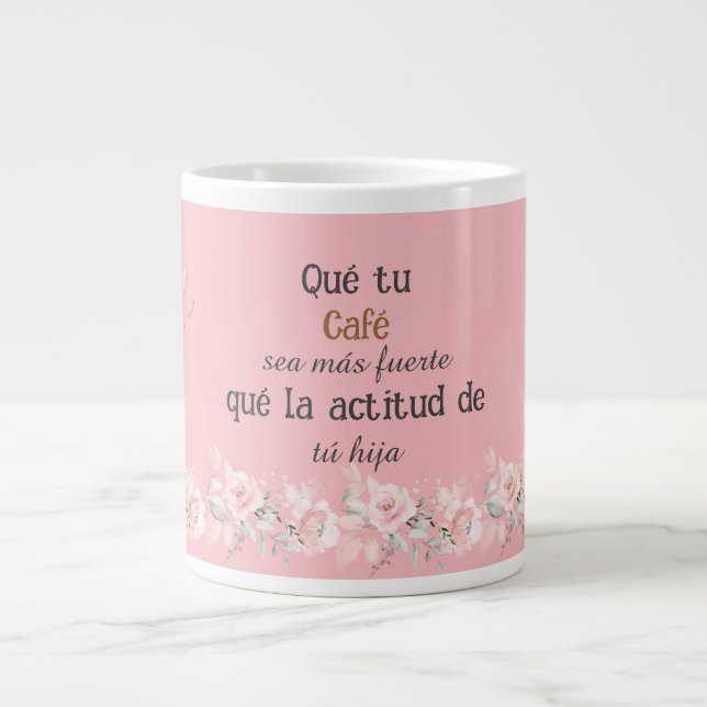 Taza De Café Gigante Coffee Mug Español (Frente)