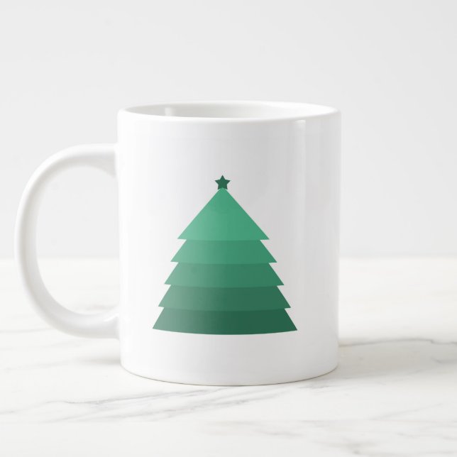 Taza De Café Gigante Coffee Mug gigante de árbol de Navidad (Izquierda)