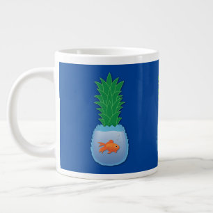 Taza De Café Gigante Coffee Mug Gigante de piña