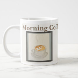 Taza De Café Gigante Coffee Mug: Morning Coffee Time