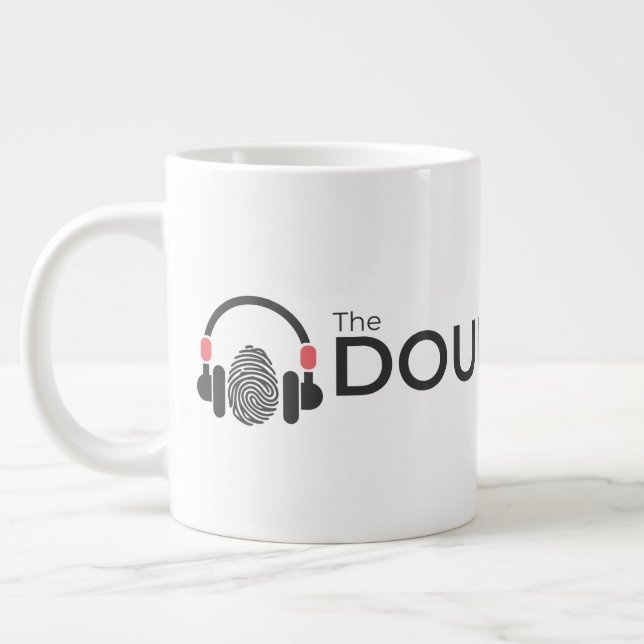 Taza De Café Gigante Coffee Mug - Podcast de doble bucle (Izquierda)