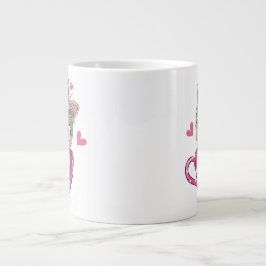 Taza De Café Gigante Coffee Mugs divertidos - Jumbo Mug - Perro lindo r