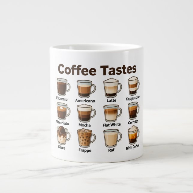 Taza De Café Gigante Coffee taste Specialty Mug (Frente)