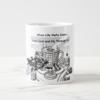 Taza De Café Gigante Cold Brew Cruiser – Cuando la Vida se Derrite Mant