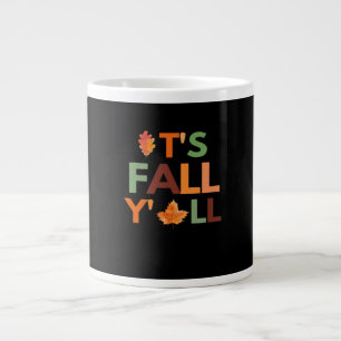 Taza De Café Gigante Colección de la temporada de otoño It's Fall Y'all