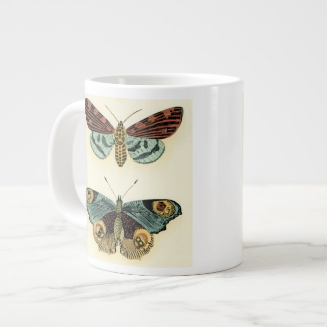 Taza De Café Gigante Colección de mariposas por Chariklia Zarris (Izquierda)