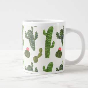 Taza De Café Gigante Colección Llamarama  Cactus de corte