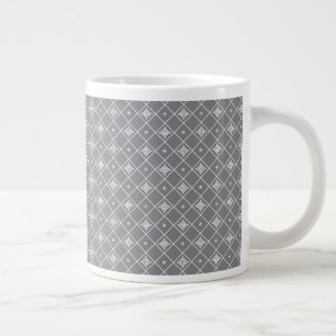 Taza De Café Gigante Colgante de cruz geométrica