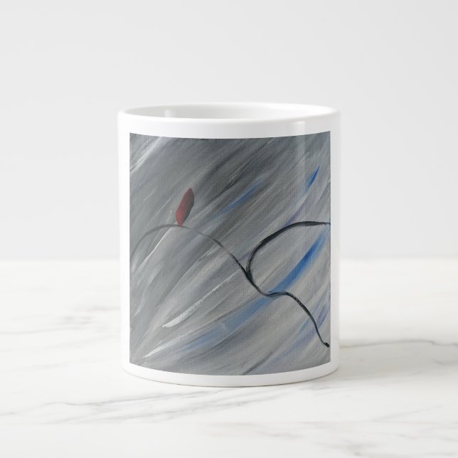 Taza De Café Gigante Colgar ahí café Mug (Frente)