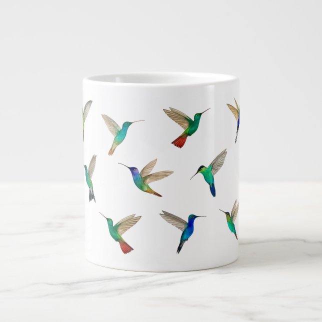 Taza De Café Gigante Colibrí (Frente)