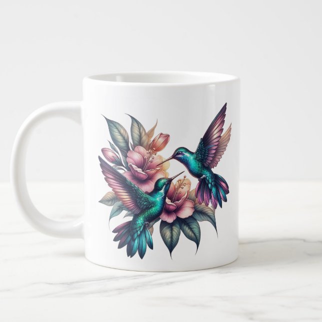 Taza De Café Gigante Colibrí (Izquierda)