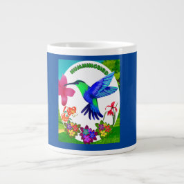 Taza De Café Gigante Colibrí en medio de la belleza de la naturaleza, a