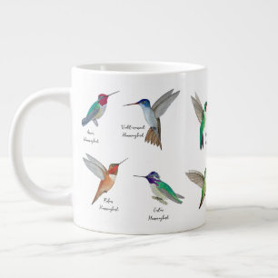 Taza De Café Gigante Colibríes de Norteamérica