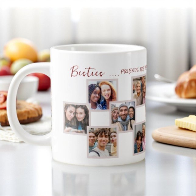 Taza De Café Gigante Collage de fotos de amistad Mug cerámica (Subido por el creador)