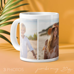 Taza De Café Gigante Collage de fotos de la columna 3 - Cuadrícula mode