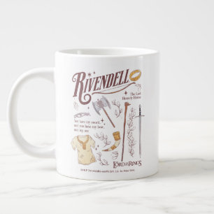 Taza De Café Gigante Collage Gráfico de Acuarela RIVENDELL™