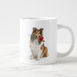Taza De Café Gigante Collie Love