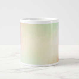 Taza De Café Gigante Color rojo amarillo de los dedos de Rubor