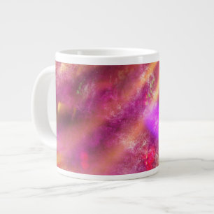 Taza De Café Gigante coloree la púrpura inconsútil del fondo, rosada