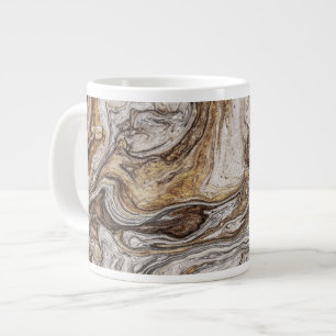 Taza De Café Gigante colores marrones líquidos glamour 001
