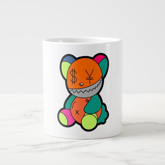 Taza De Café Gigante Colorful bear (Frente)