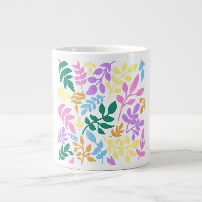 Taza De Café Gigante Colorful foliage (Frente)