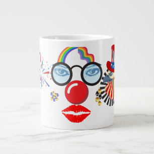 Taza De Café Gigante Colorido payaso