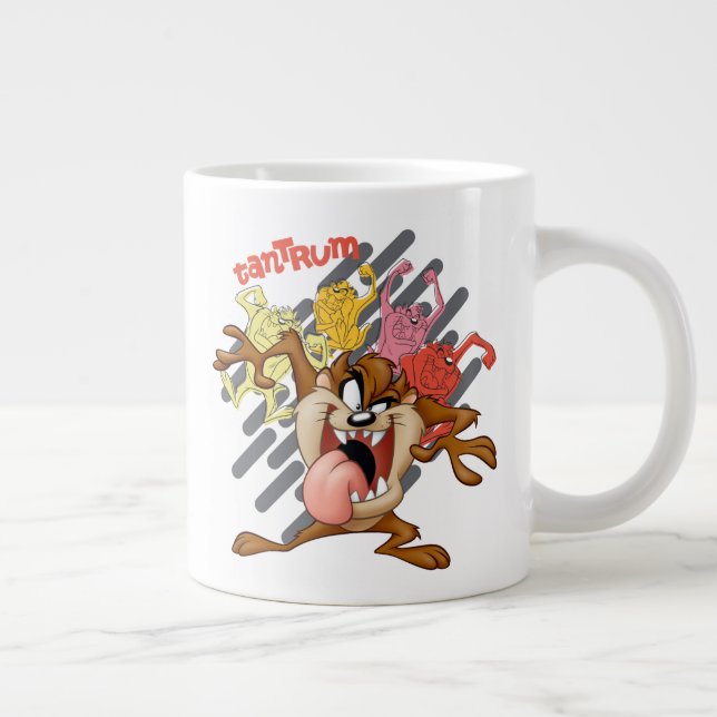 Taza De Café Gigante Colorido "Tantrum" TAZ™ (Derecha)