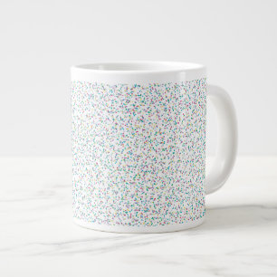 Taza De Café Gigante Coloridos puntos de arcoiris