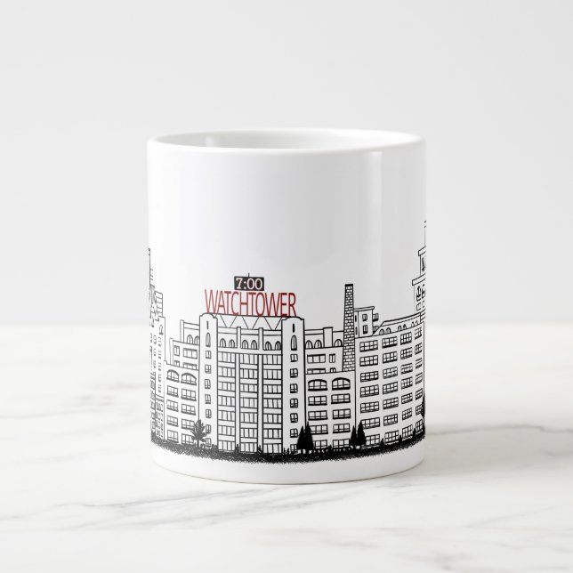Taza De Café Gigante Columbia Heights Nostalgic Coffee Mug (Frente)
