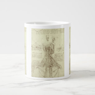 Taza De Café Gigante Columna vertebral de la anatomía humana de Leonard