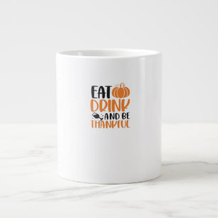 Taza De Café Gigante Coma Bebida Y Tenga Miedo Limpieza Mínima