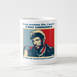 Taza De Café Gigante Comandante de U-Bote de vida anterior