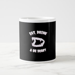 Taza De Café Gigante Come Bebe Sé Frio Estilo Minimalista de Vampiro