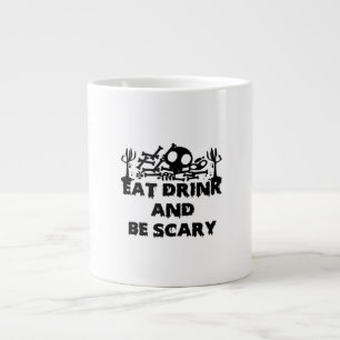 Taza De Café Gigante Come Bebe Y Sé Divertido Diseño Creativo Gráfico D
