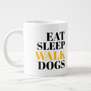 Taza De Café Gigante Come Dormir Pasear Perros